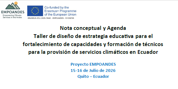 National Workshop Ecuador